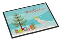 Cockatoo Merry Christmas Doormat Indoor Outdoor 24H X 36W Front Door Mat Rugs for Entryway, Non Slip Washable Low Pile,