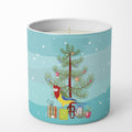 Rosella Merry Christmas Decorative Soy Candle Nature Soy Wax Essential Oil Home Decor Ideal for Bedroom Kitchen Bath Office Gift, 10 oz