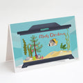 Butterfly Fish Merry Christmas Greeting Cards Pack of 8 Blank Cards with Envelopes Whimsical A7 Size 5x7