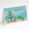 Chameleon Merry Christmas Greeting Cards Pack of 8 Blank Cards with Envelopes Whimsical A7 Size 5x7