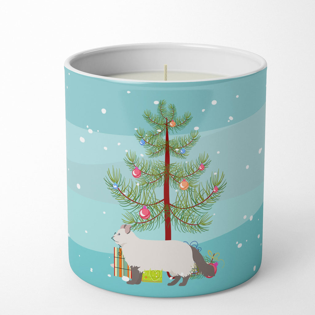 American Curl Cat Christmas Decorative Soy Candle Nature Soy Wax Essential Oil Home Decor Ideal for Bedroom Kitchen Bath Office Gift, 10 oz