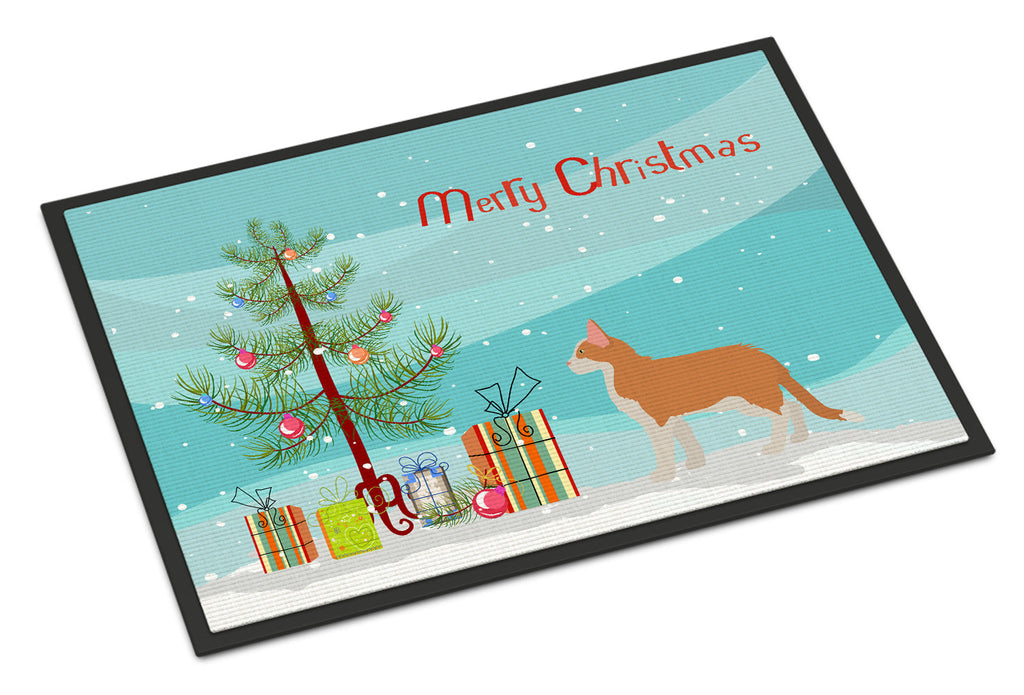 Aphrodite Giant Cat Christmas Doormat Indoor Outdoor 18H X 27W Front Door Mat Rugs for Entryway, Non Slip Washable