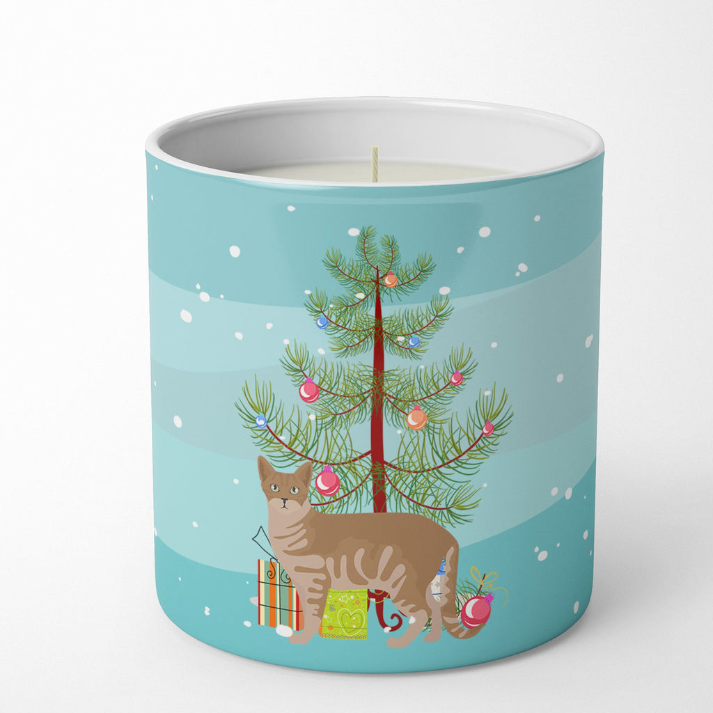 Australian Mist Cat Christmas Decorative Soy Candle Nature Soy Wax Essential Oil Home Decor Ideal for Bedroom Kitchen Bath Office Gift, 10 oz
