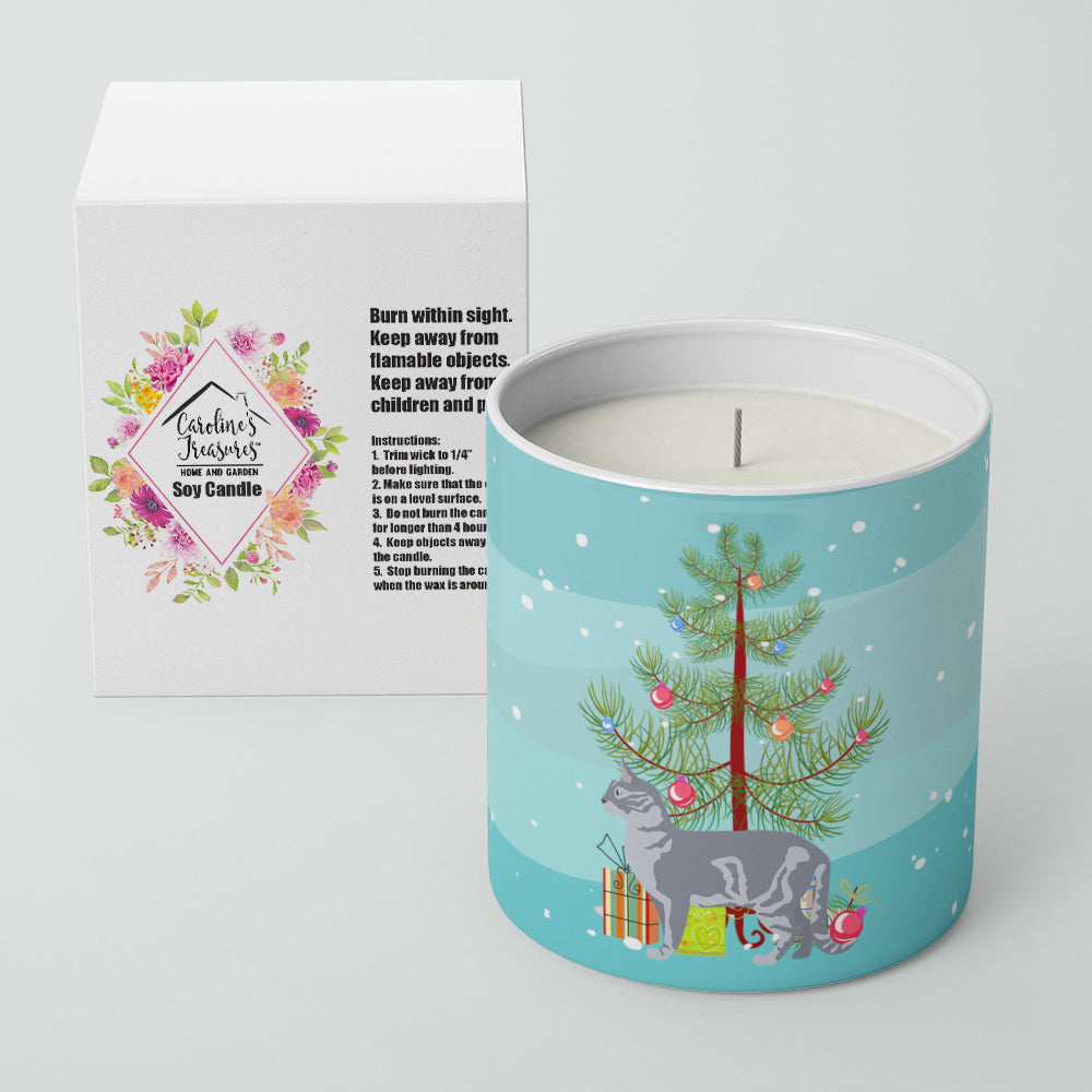 Australian Mist Cat Christmas Decorative Soy Candle Nature Soy Wax Essential Oil Home Decor Ideal for Bedroom Kitchen Bath Office Gift, 10 oz