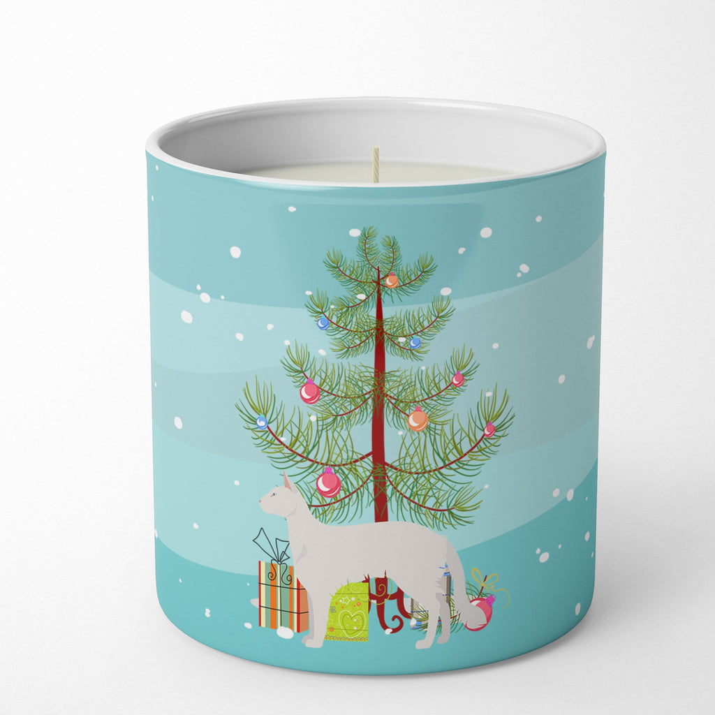 Balinese Cat Christmas Decorative Soy Candle Nature Soy Wax Essential Oil Home Decor Ideal for Bedroom Kitchen Bath Office Gift, 10 oz