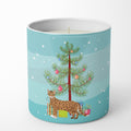 Cheetoh Cat Christmas Decorative Soy Candle Nature Soy Wax Essential Oil Home Decor Ideal for Bedroom Kitchen Bath Office Gift, 10 oz