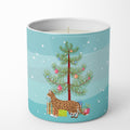 Cheetoh Cat Christmas Decorative Soy Candle Nature Soy Wax Essential Oil Home Decor Ideal for Bedroom Kitchen Bath Office Gift, 10 oz