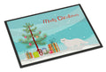 Chinchilla Persian Longhair Cat Christmas Doormat Indoor Outdoor 18H X 27W Front Door Mat Rugs for Entryway, Non Slip Washable
