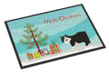 Cymric Cat Christmas Doormat Indoor Outdoor 18H X 27W Front Door Mat Rugs for Entryway, Non Slip Washable