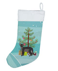 Devon Rex Cat Christmas Holiday Stocking Double-Sided Print, Polyester Suede,11x18, Made in USA