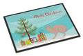 Don Sphynx Cat Christmas Doormat Indoor Outdoor 18H X 27W Front Door Mat Rugs for Entryway, Non Slip Washable