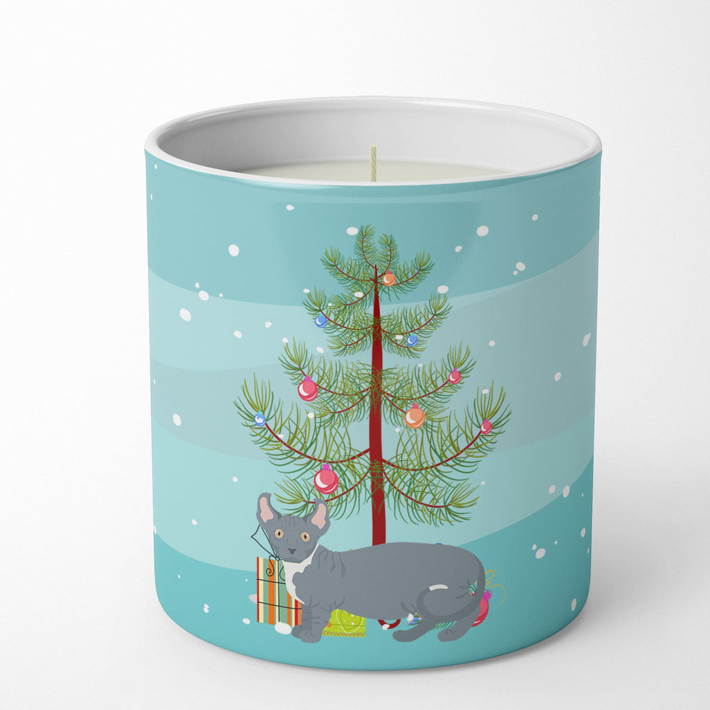 Dwelf Cat Christmas Decorative Soy Candle Nature Soy Wax Essential Oil Home Decor Ideal for Bedroom Kitchen Bath Office Gift, 10 oz
