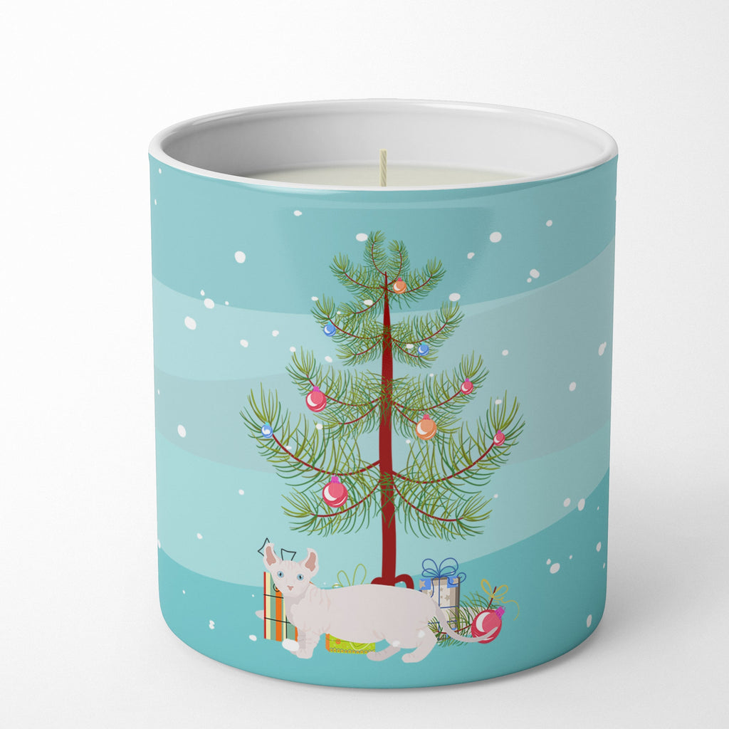 Dwelf Cat Christmas Decorative Soy Candle Nature Soy Wax Essential Oil Home Decor Ideal for Bedroom Kitchen Bath Office Gift, 10 oz