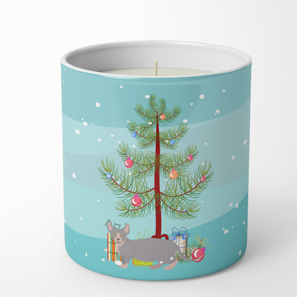 Dwelf Cat Christmas Decorative Soy Candle Nature Soy Wax Essential Oil Home Decor Ideal for Bedroom Kitchen Bath Office Gift, 10 oz