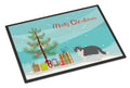 Exotic Shorthair Cat Christmas Doormat Indoor Outdoor 18H X 27W Front Door Mat Rugs for Entryway, Non Slip Washable