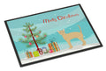 German Rex Cat Christmas Doormat Indoor Outdoor 24H X 36W Front Door Mat Rugs for Entryway, Non Slip Washable Low Pile,