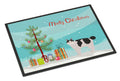 Kurilian Bobtail Cat Christmas Doormat Indoor Outdoor 18H X 27W Front Door Mat Rugs for Entryway, Non Slip Washable