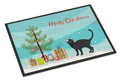 Malayan Cat Christmas Doormat Indoor Outdoor 24H X 36W Front Door Mat Rugs for Entryway, Non Slip Washable Low Pile,