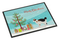 Manx Cat Christmas Doormat Indoor Outdoor 24H X 36W Front Door Mat Rugs for Entryway, Non Slip Washable Low Pile,
