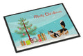 Munchkin Cat Christmas Doormat Indoor Outdoor 18H X 27W Front Door Mat Rugs for Entryway, Non Slip Washable