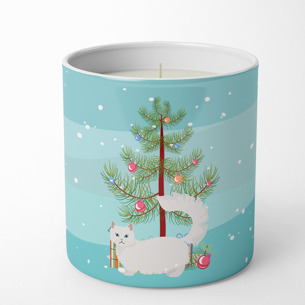 Napoleon Cat Christmas Decorative Soy Candle Nature Soy Wax Essential Oil Home Decor Ideal for Bedroom Kitchen Bath Office Gift, 10 oz