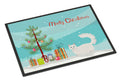 Napoleon Cat Christmas Doormat Indoor Outdoor 24H X 36W Front Door Mat Rugs for Entryway, Non Slip Washable Low Pile,