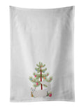Napoleon Cat Christmas Kitchen Towel Set of 2 White Dish Towels Decorative Bathroom Hand towel for Hand, Face, Hair, Yoga, Tea, Dishcloth, 19 X 28", White