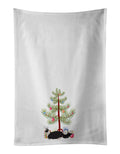Napoleon Cat Christmas Kitchen Towel Set of 2 White Dish Towels Decorative Bathroom Hand towel for Hand, Face, Hair, Yoga, Tea, Dishcloth, 19 X 28", White