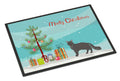 Nebelung Cat Christmas Doormat Indoor Outdoor 18H X 27W Front Door Mat Rugs for Entryway, Non Slip Washable