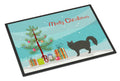 Nebelung Cat Christmas Doormat Indoor Outdoor 24H X 36W Front Door Mat Rugs for Entryway, Non Slip Washable Low Pile,