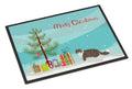 Norwegian Forest Cat Christmas Doormat Indoor Outdoor 24H X 36W Front Door Mat Rugs for Entryway, Non Slip Washable Low Pile,