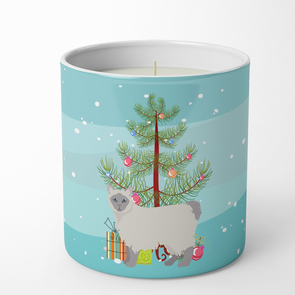 Owyhee Bob Cat Christmas Decorative Soy Candle Nature Soy Wax Essential Oil Home Decor Ideal for Bedroom Kitchen Bath Office Gift, 10 oz