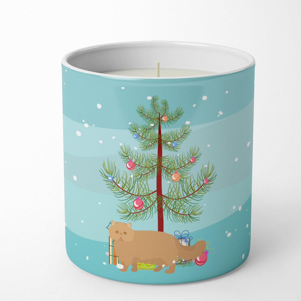 Persian Modern Cat Christmas Decorative Soy Candle Nature Soy Wax Essential Oil Home Decor Ideal for Bedroom Kitchen Bath Office Gift, 10 oz