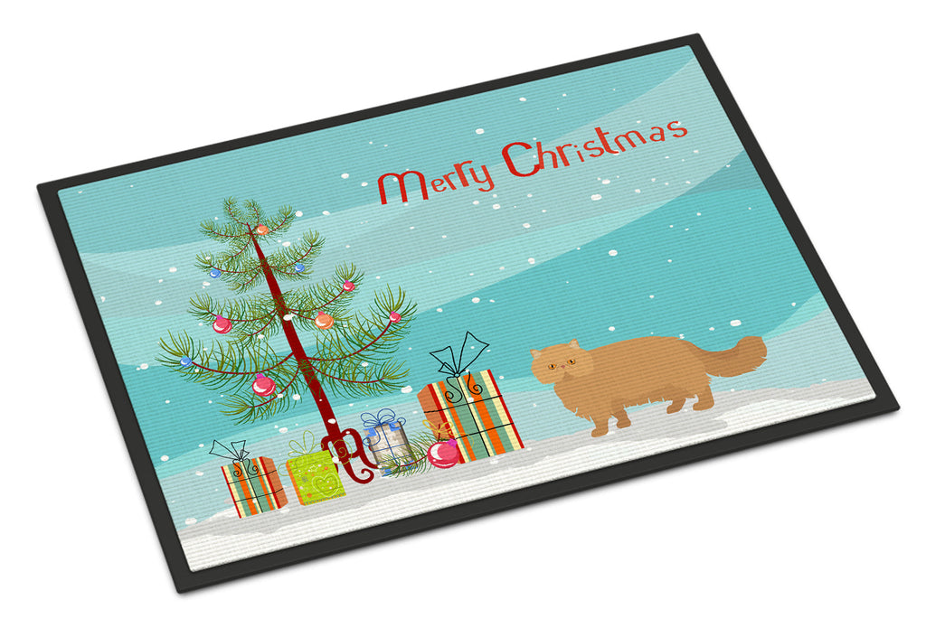 Persian Modern Cat Christmas Doormat Indoor Outdoor 24H X 36W Front Door Mat Rugs for Entryway, Non Slip Washable Low Pile,