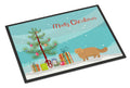 Persian Modern Cat Christmas Doormat Indoor Outdoor 24H X 36W Front Door Mat Rugs for Entryway, Non Slip Washable Low Pile,