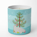 White Persian Traditional Cat Christmas Decorative Soy Candle Nature Soy Wax Essential Oil Home Decor Ideal for Bedroom Kitchen Bath Office Gift, 10 oz