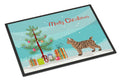Pixie Bob Cat  Christmas Doormat Indoor Outdoor 24H X 36W Front Door Mat Rugs for Entryway, Non Slip Washable Low Pile,