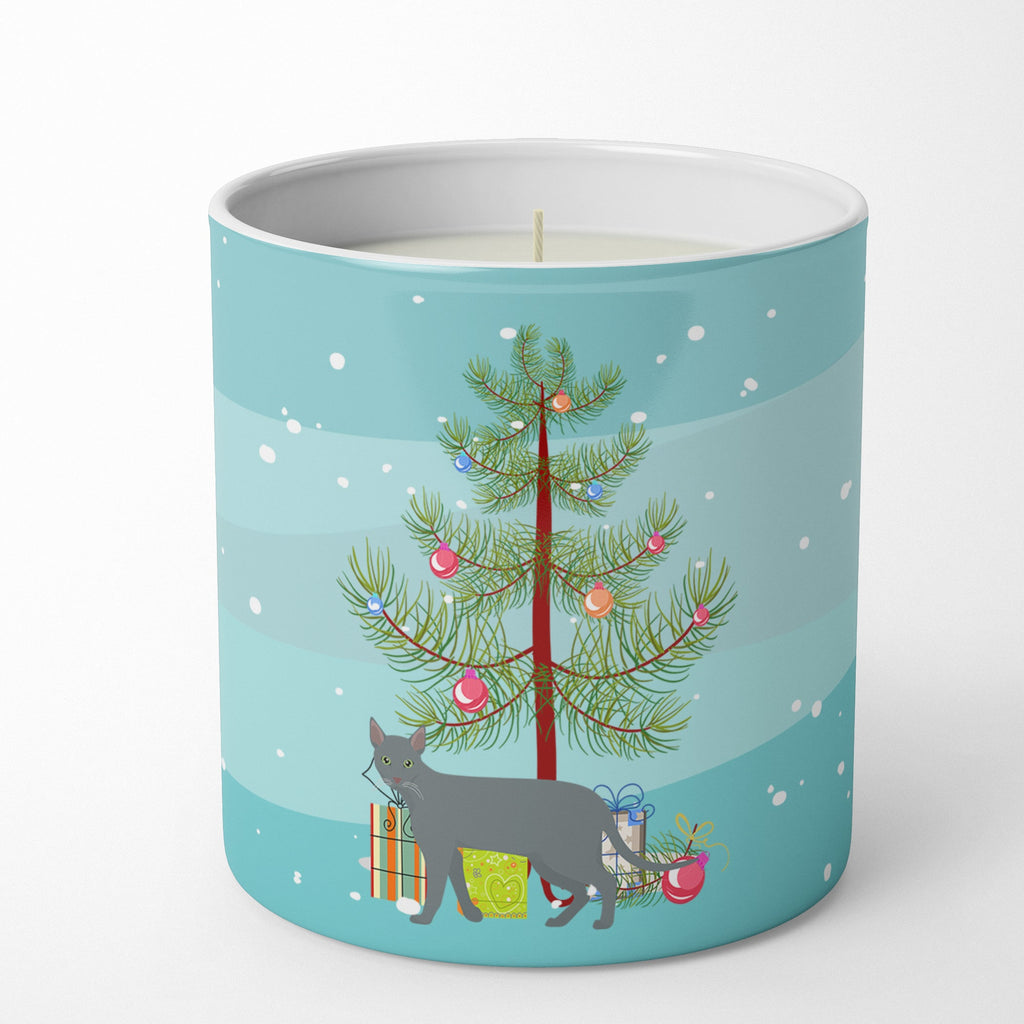 Raas Cat Christmas Decorative Soy Candle Nature Soy Wax Essential Oil Home Decor Ideal for Bedroom Kitchen Bath Office Gift, 10 oz