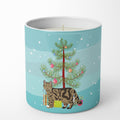 Scottish Straight Cat Christmas Decorative Soy Candle Nature Soy Wax Essential Oil Home Decor Ideal for Bedroom Kitchen Bath Office Gift, 10 oz