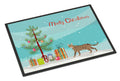 Serengeti Cat Christmas Doormat Indoor Outdoor 24H X 36W Front Door Mat Rugs for Entryway, Non Slip Washable Low Pile,