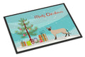 Siamese Modern Cat Christmas Doormat Indoor Outdoor 24H X 36W Front Door Mat Rugs for Entryway, Non Slip Washable Low Pile,