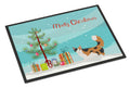 Skookum Cat Christmas Doormat Indoor Outdoor 18H X 27W Front Door Mat Rugs for Entryway, Non Slip Washable