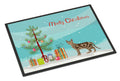 Sokoke Cat Christmas Doormat Indoor Outdoor 24H X 36W Front Door Mat Rugs for Entryway, Non Slip Washable Low Pile,