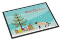 Tonkinese Cat Christmas Doormat Indoor Outdoor 24H X 36W Front Door Mat Rugs for Entryway, Non Slip Washable Low Pile,