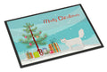 Turkish Angora Cat Christmas Doormat Indoor Outdoor 24H X 36W Front Door Mat Rugs for Entryway, Non Slip Washable Low Pile,