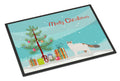 Turkish Van Cat Christmas Doormat Indoor Outdoor 24H X 36W Front Door Mat Rugs for Entryway, Non Slip Washable Low Pile,