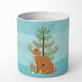 Abyssinian Cat Christmas Decorative Soy Candle Nature Soy Wax Essential Oil Home Decor Ideal for Bedroom Kitchen Bath Office Gift, 10 oz