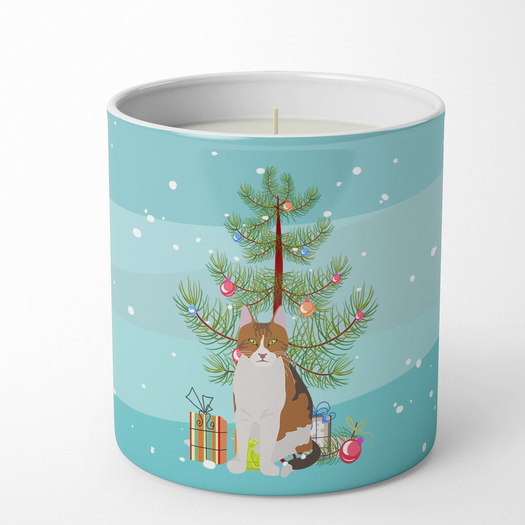 Aegean Cat Christmas Decorative Soy Candle Nature Soy Wax Essential Oil Home Decor Ideal for Bedroom Kitchen Bath Office Gift, 10 oz