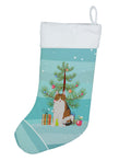 Aegean Cat Christmas Holiday Stocking Double-Sided Print, Polyester Suede,11x18, Made in USA
