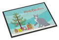 American Polydactyl Cat Christmas Doormat Indoor Outdoor 24H X 36W Front Door Mat Rugs for Entryway, Non Slip Washable Low Pile,